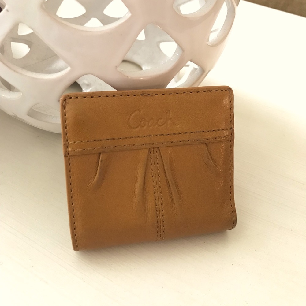 Coach leather wallet